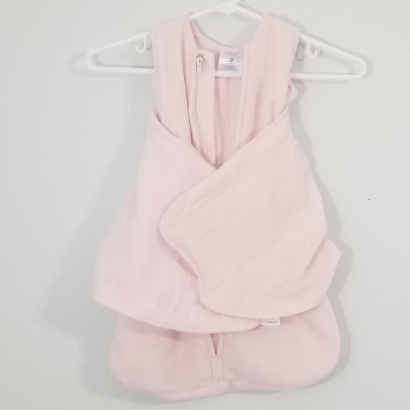 Halo Sleep Pink Fleece Sleepsack Swaddle. Baby Girl. Newborn to 3M. 6-12 Lbs. - Picture 1 of 7